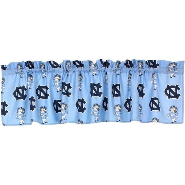 College Covers College Covers NCUCVL UNC Printed Curtain Valance- 84 x 15 NCUCVL